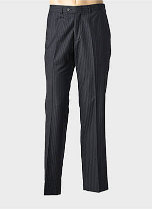 Pantalon slim talie cu cleme mărime normală negru PRE END bărbat