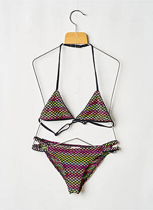 Costum de baie din două piese elasticitate violet HISTOIRE DE PLAGE fată