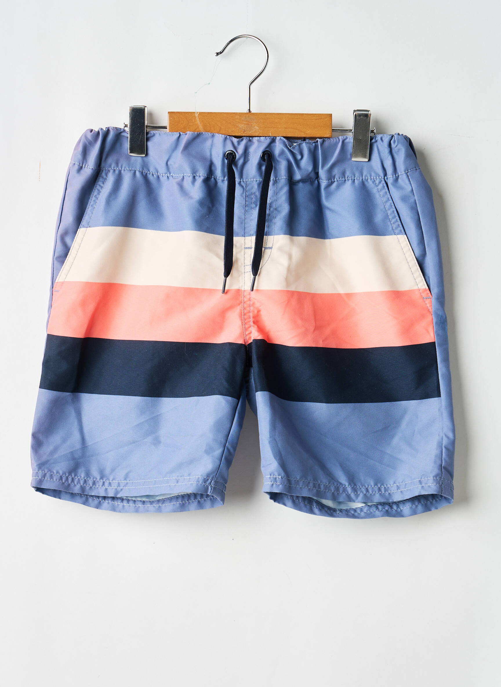 Șort de baie închidere cu legături de legat albastru NAME IT băiat