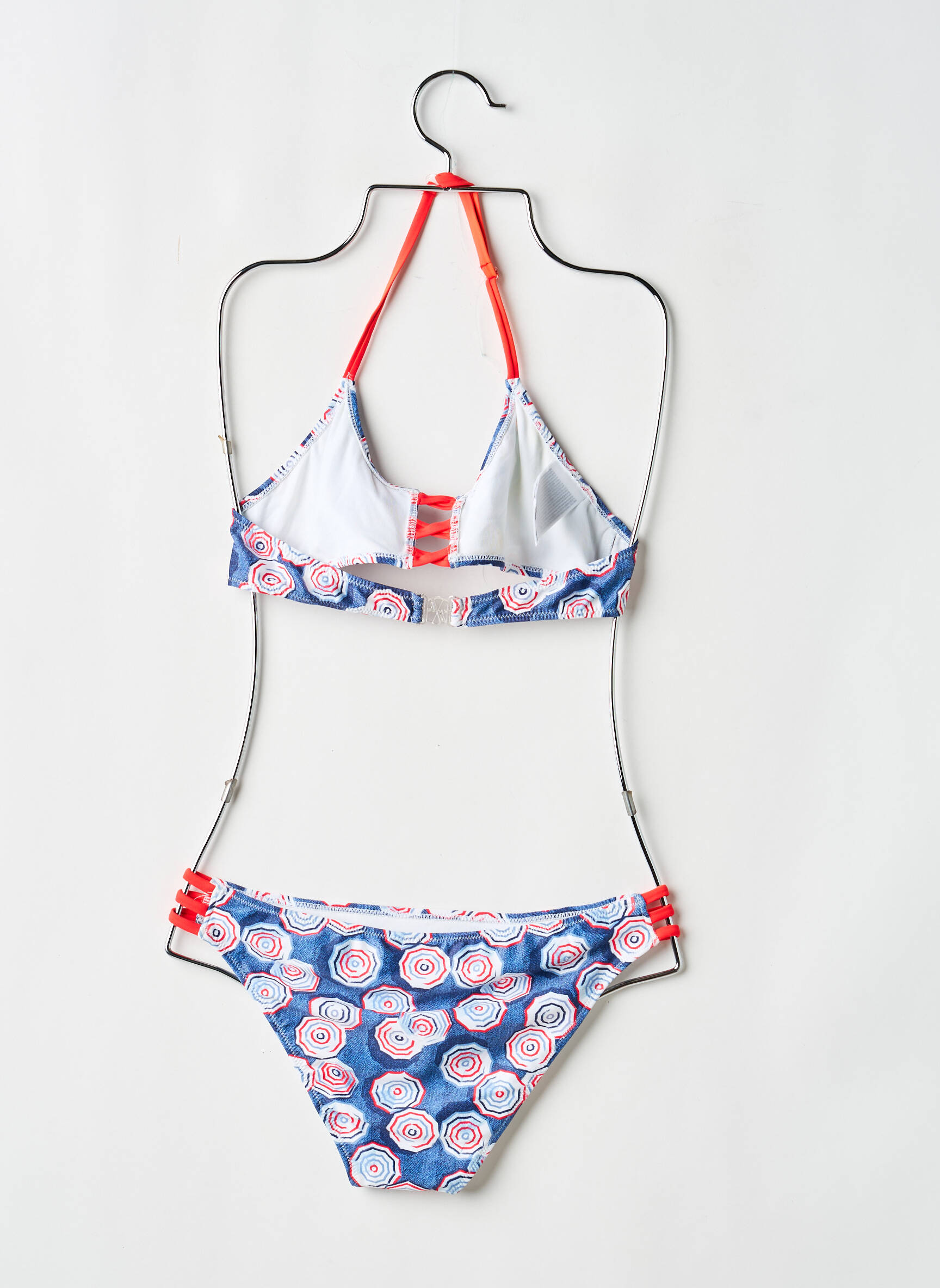 Costum de baie din două piese elasticitate albastru MAYORAL fată