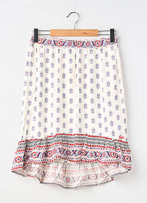 Fustă midi imprimeu floral bej PEPE JEANS fată