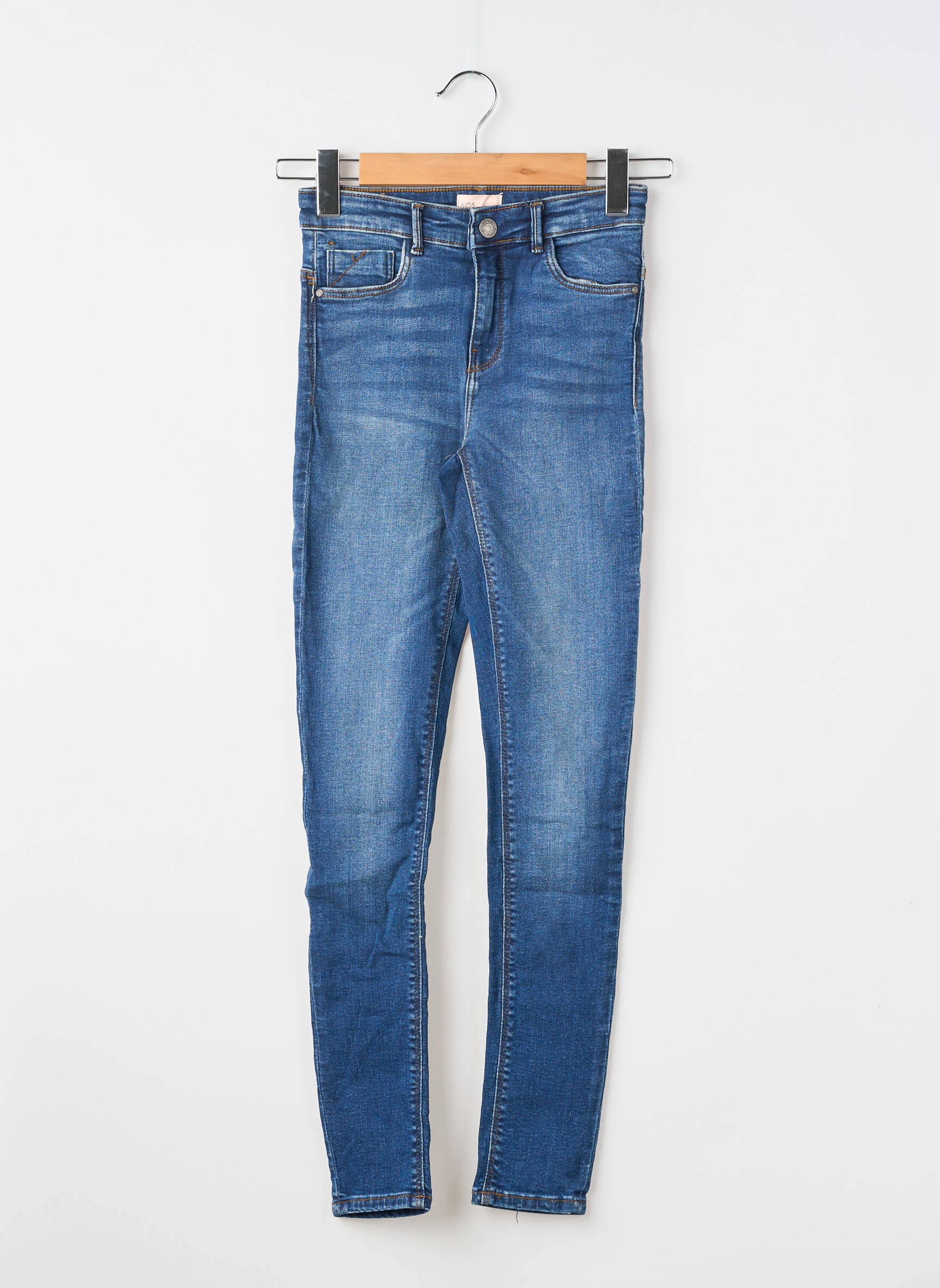 Blugi skinny elasticitate mărime reglabilă albastru KIDS ONLY fată