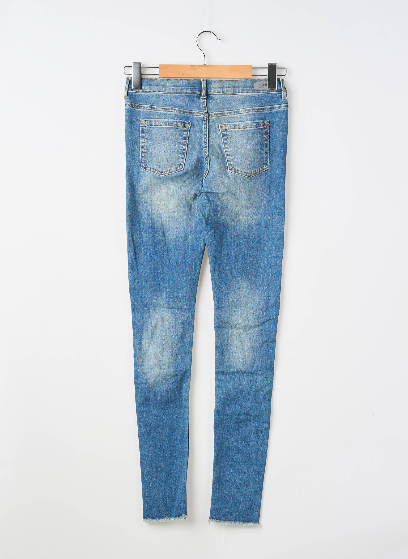 Blugi skinny elasticitate mărime reglabilă albastru KIDS ONLY fată