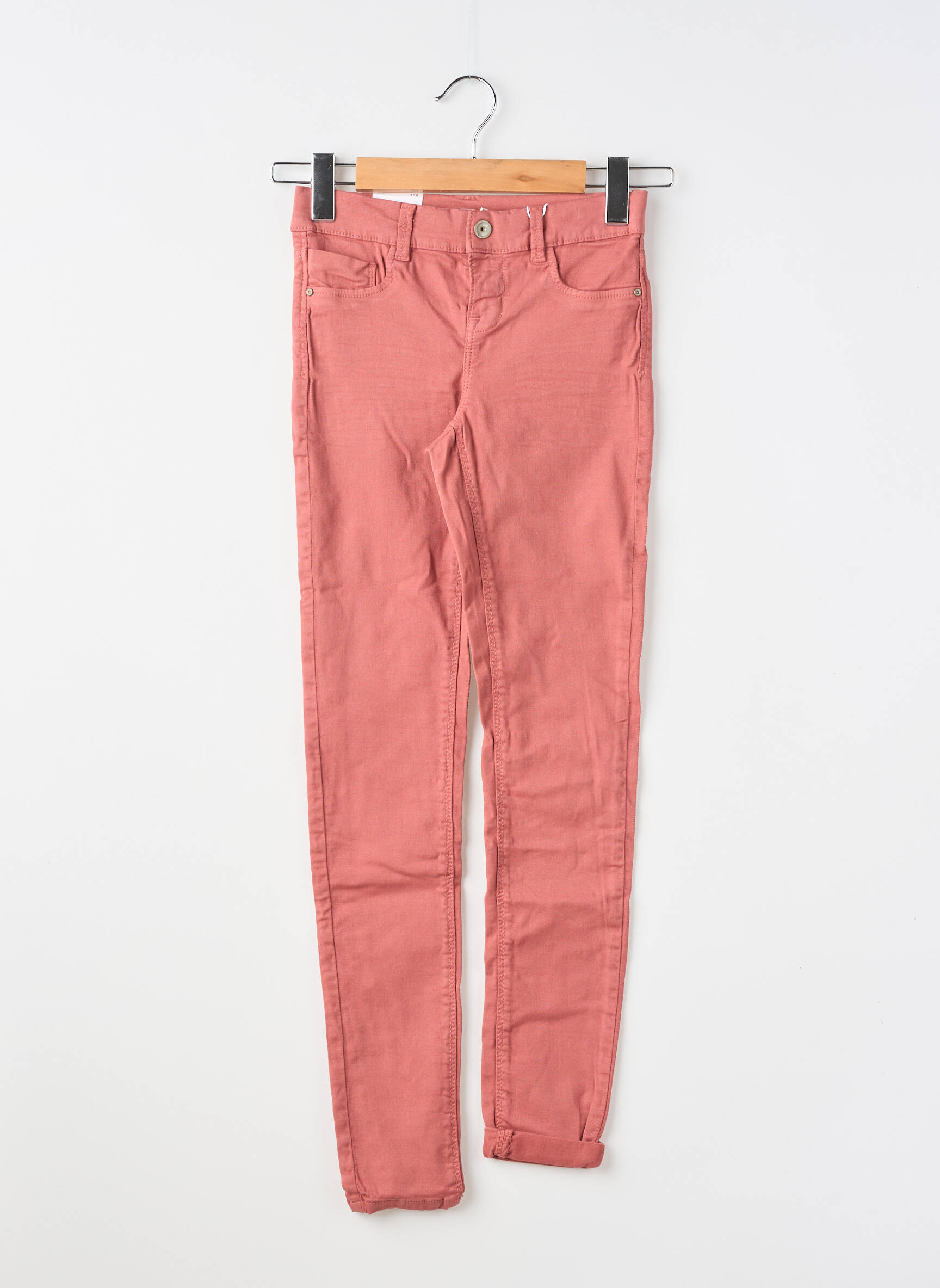 Blugi skinny elasticitate mărime reglabilă roz NAME IT fată