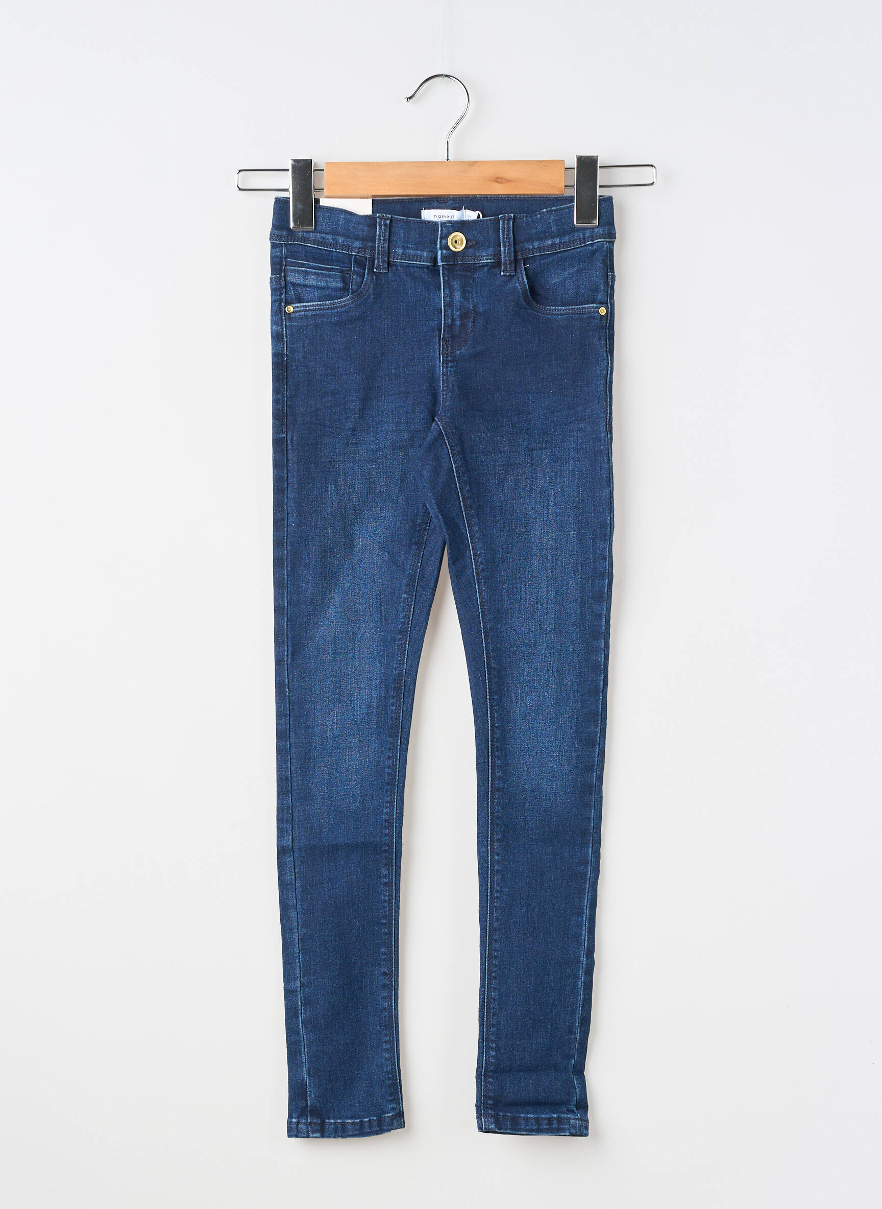 Blugi skinny elasticitate mărime reglabilă albastru NAME IT fată