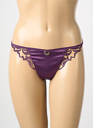 Chilot efect material satinat violet PRELUDE femeie