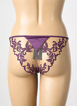 Chilot efect material satinat violet PRELUDE femeie