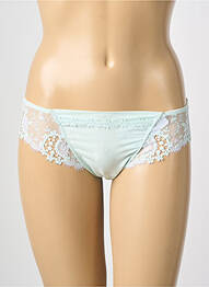 Chilot efect material satinat verde SIMONE PERELE femeie