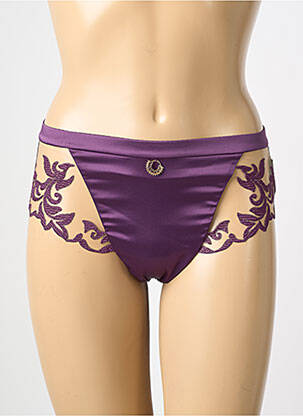 Shorty țesătură satinată violet PRELUDE femeie