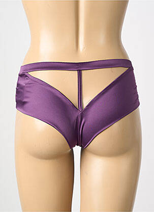 Shorty țesătură satinată violet PRELUDE femeie