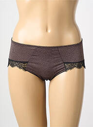 Shorty efect material satinat maro ANTIGEL femeie