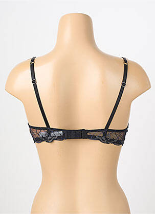 Sutien efect material satinat top sutien modelat negru LISE CHARMEL femeie