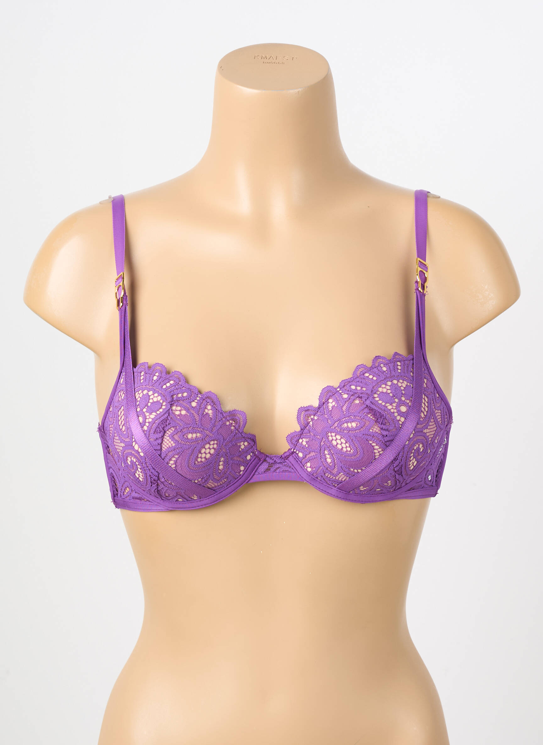 Sutien ușoară și transparentă top sutien modelat violet JOLIDON femeie