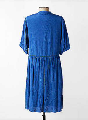 Rochie midi mâneci scurte mâneci scurte albastru RUE MAZARINE femeie