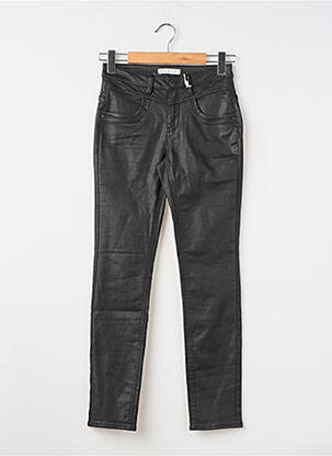 Pantalon slim țesătură acoperită mărime normală negru RED BUTTON femeie