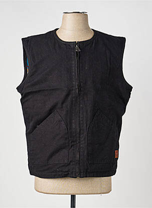 Vestă fără mâneci buzunare negru IRON AND RESIN bărbat
