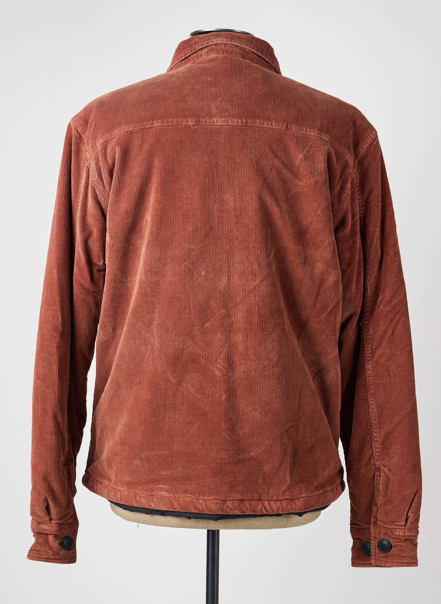 Jachete casual închidere cu nasturi pe față portocaliu IRON AND RESIN bărbat