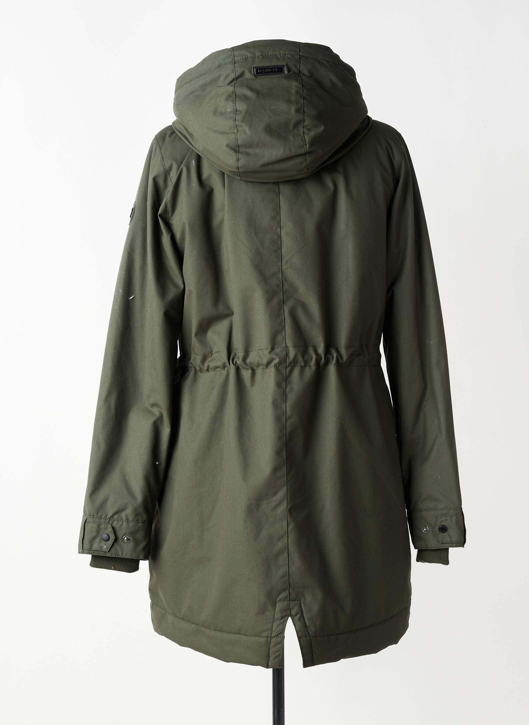 Parka mâneci lungi cu glugă verde RAGWEAR femeie