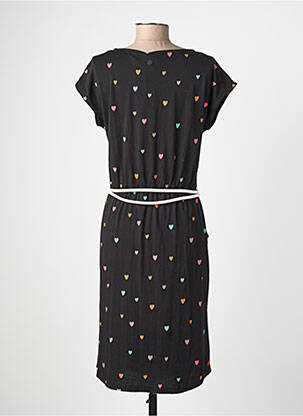 Rochie midi mâneci scurte mâneci scurte negru RAGWEAR femeie