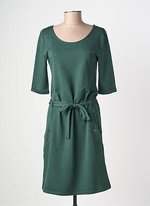 Rochie midi mâneci 3/4 mâneci 3/4 verde RAGWEAR femeie