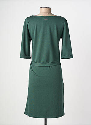 Rochie midi mâneci 3/4 mâneci 3/4 verde RAGWEAR femeie