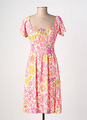 Rochie scurtă mâneci scurte mâneci scurte roz RAGWEAR femeie