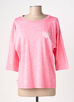 Tricou mâneci 3/4 mâneci 3/4 roz RAGWEAR femeie