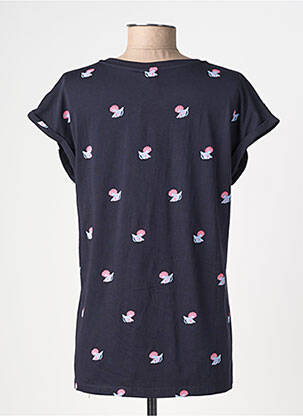 Tricou elasticitate mâneci scurte albastru RAGWEAR femeie