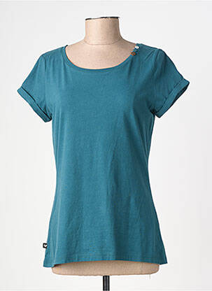 Tricou elasticitate mâneci scurte verde RAGWEAR femeie