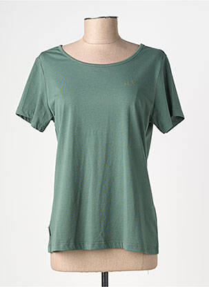 Tricou elasticitate mâneci scurte verde RAGWEAR femeie