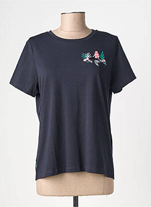 Tricou elasticitate mâneci scurte albastru RAGWEAR femeie