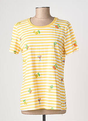 Tricou elasticitate mâneci scurte galben RAGWEAR femeie