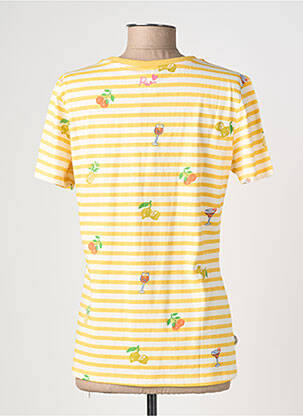 Tricou elasticitate mâneci scurte galben RAGWEAR femeie