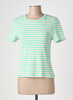 Tricou elasticitate mâneci scurte verde RAGWEAR femeie