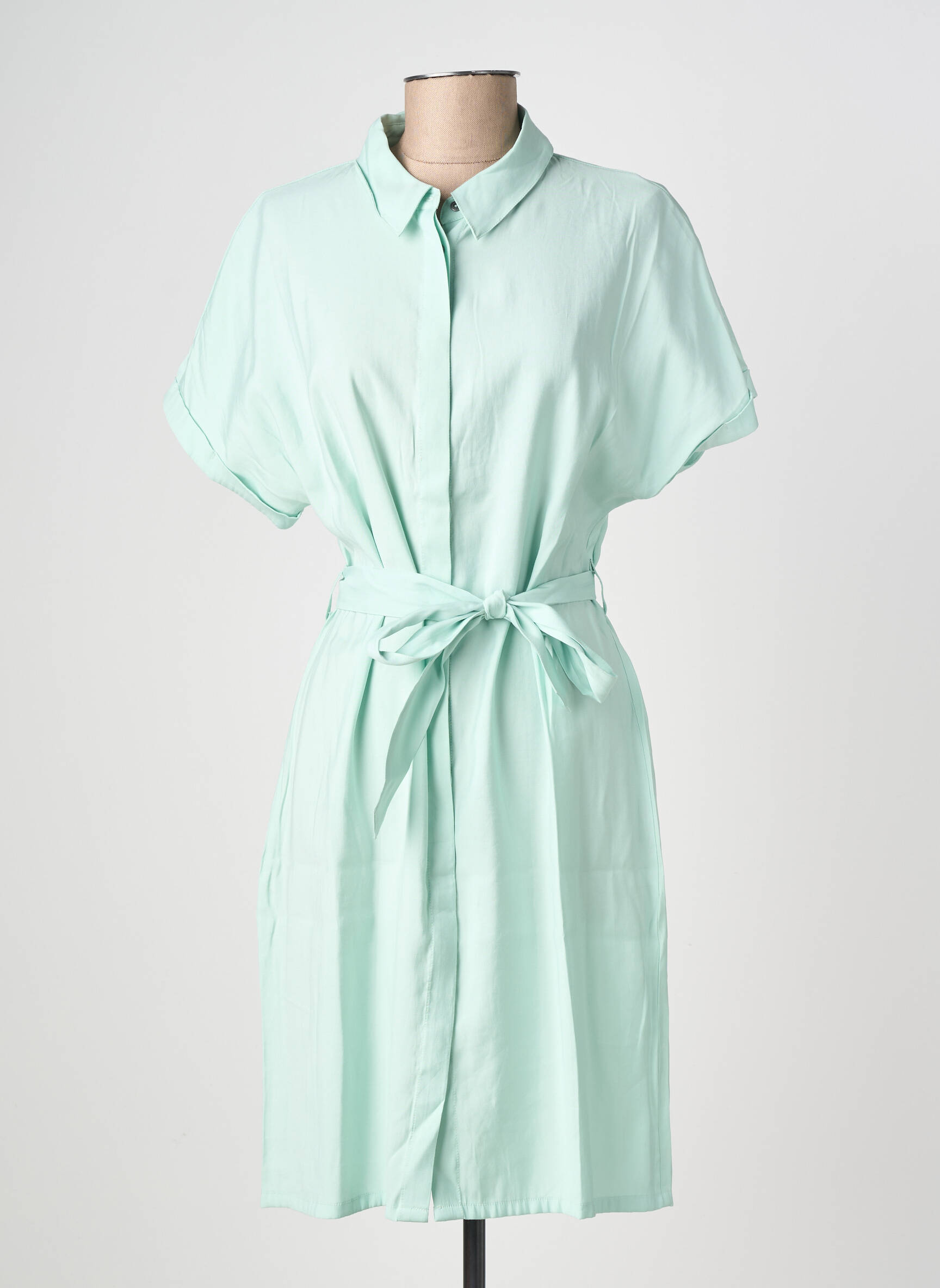 Rochie scurtă mâneci scurte mâneci scurte verde RAGWEAR femeie
