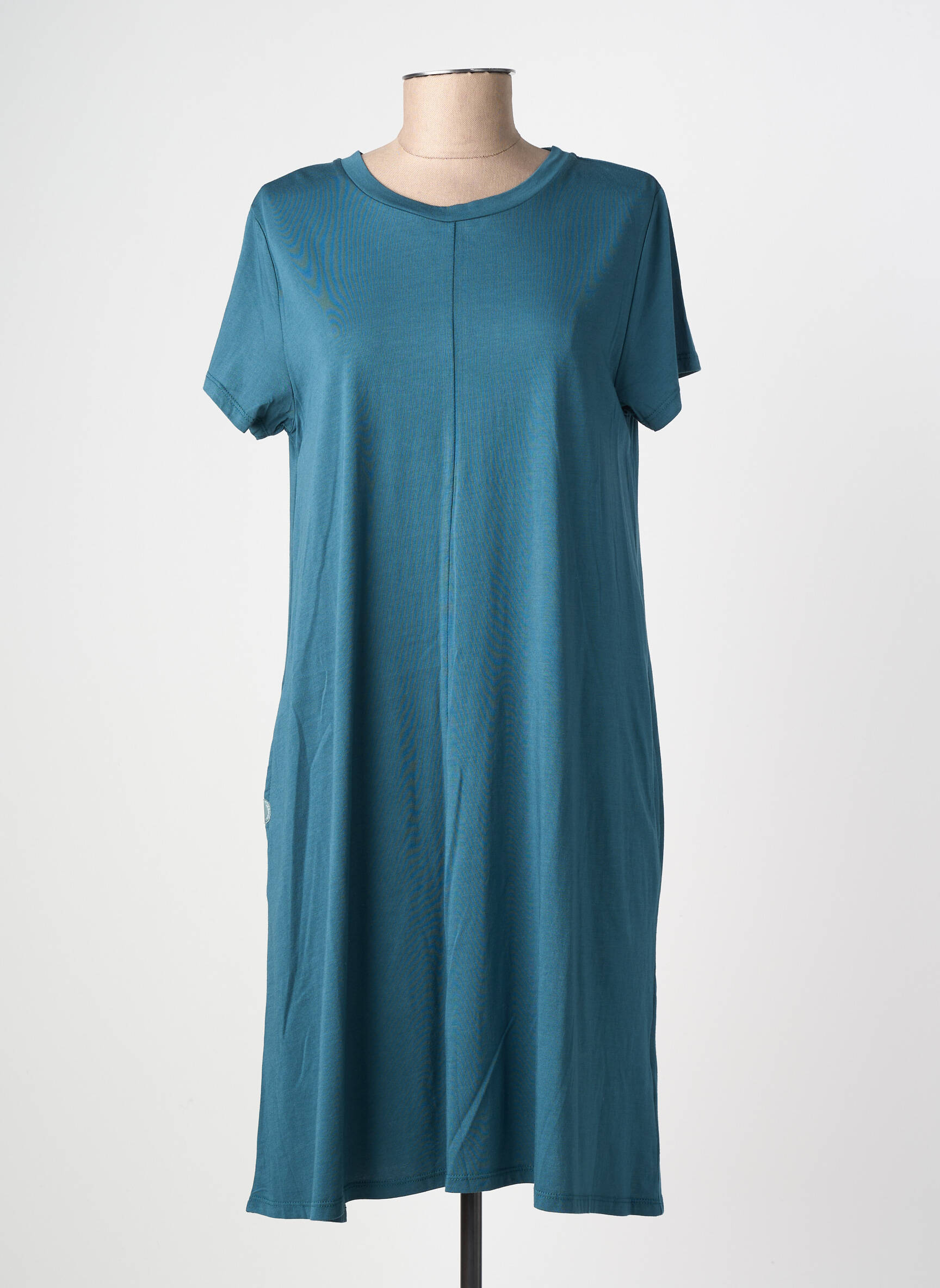 Rochie midi mâneci scurte mâneci scurte verde RAGWEAR femeie