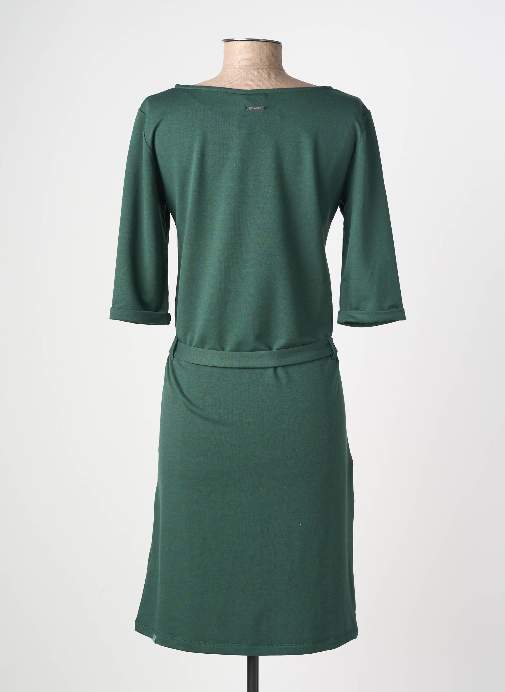 Rochie midi mâneci 3/4 mâneci 3/4 verde RAGWEAR femeie