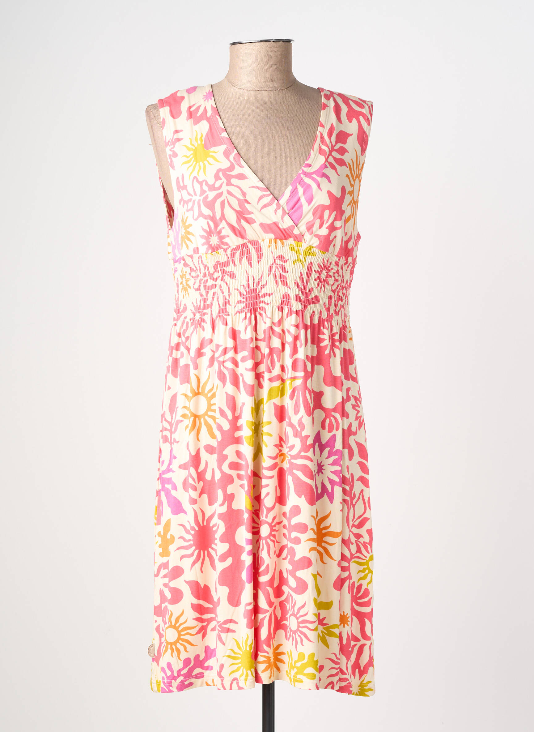 Rochie scurtă fără mâneci fără mâneci roz RAGWEAR femeie