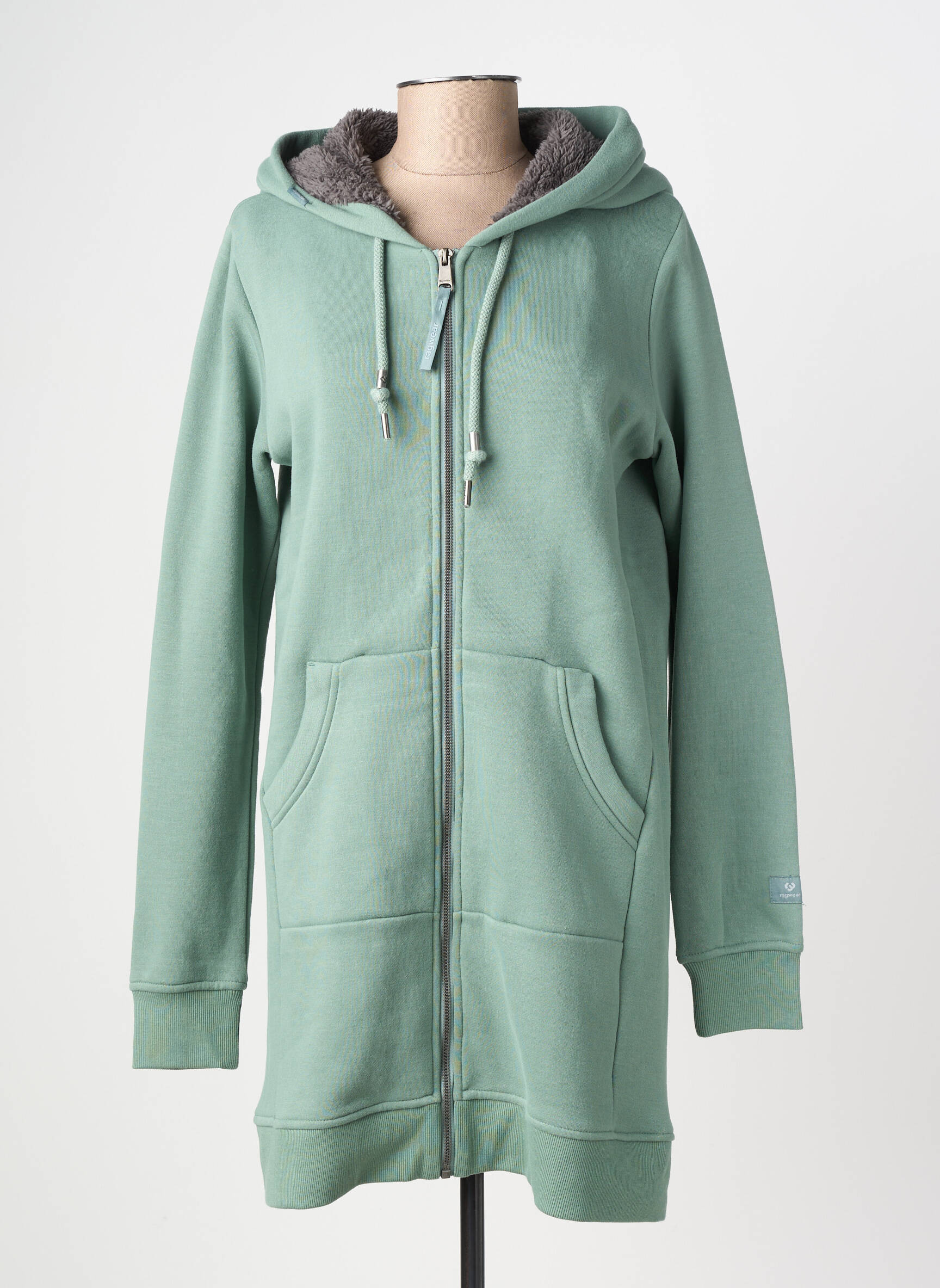 Jachete casual guler rotund verde RAGWEAR femeie