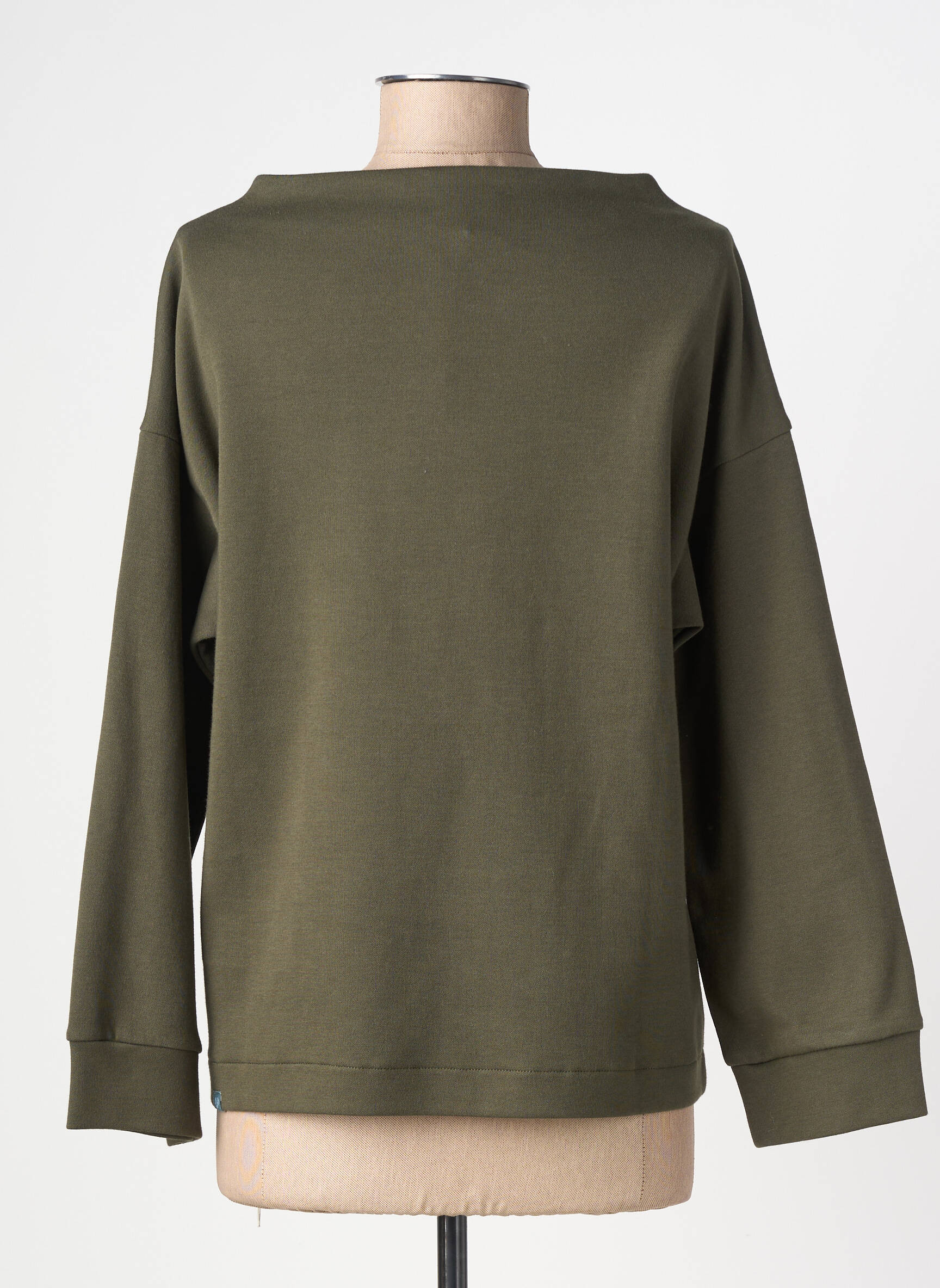 Hanorac elasticitate mâneci lungi verde RAGWEAR femeie