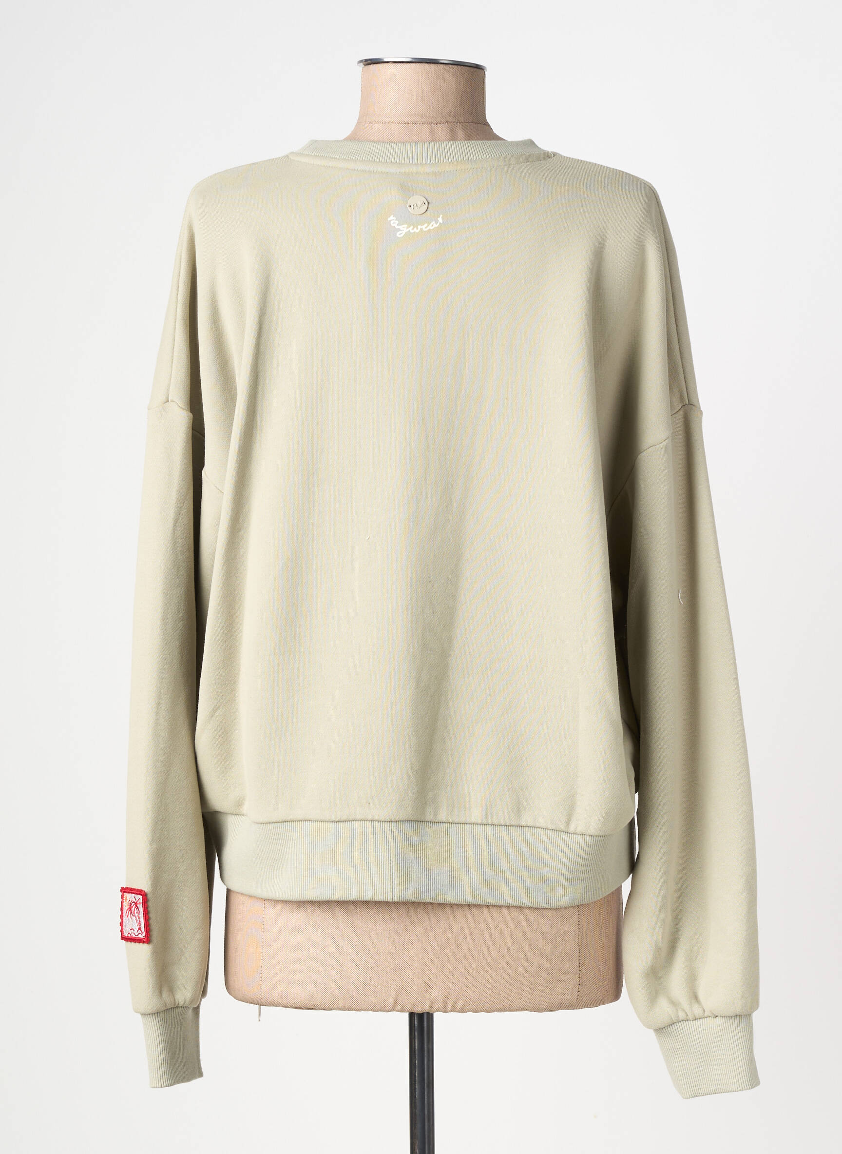 Hanorac broderie mâneci lungi verde RAGWEAR femeie