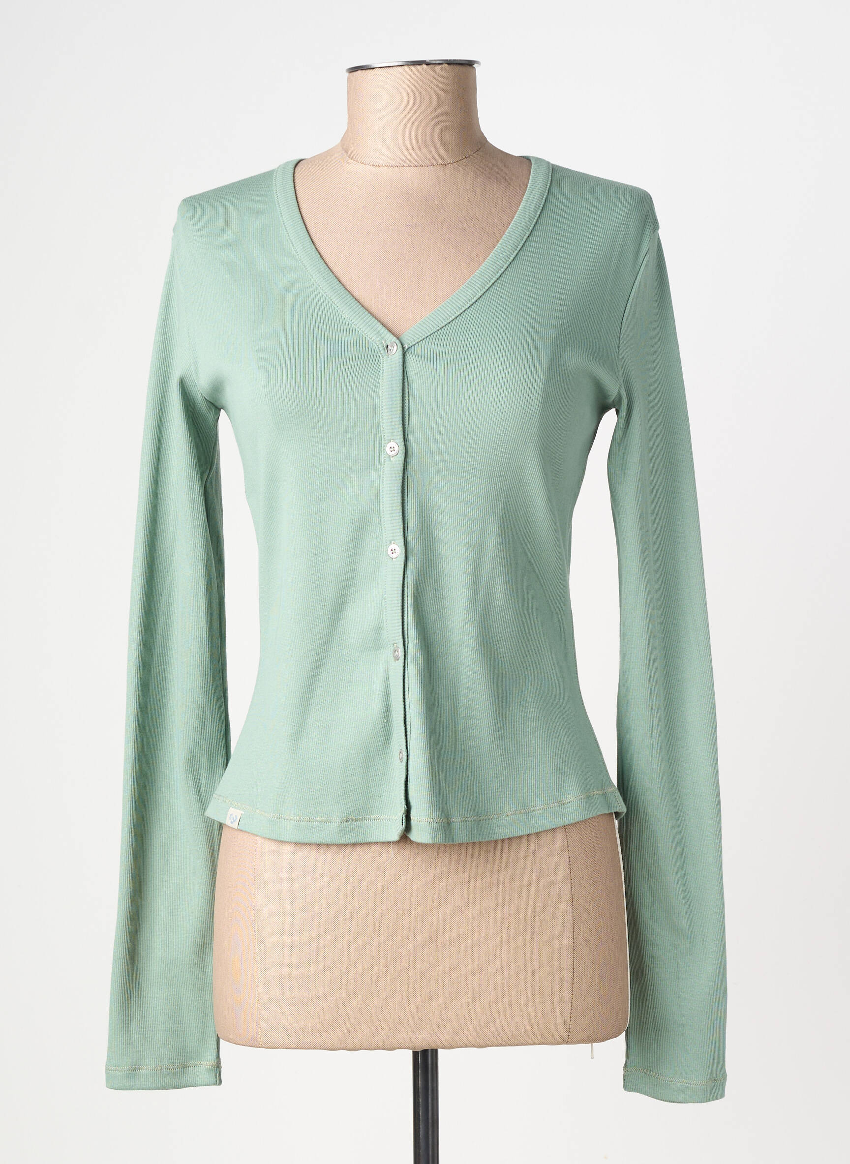 Vestă cu mâneci lungi elasticitate verde RAGWEAR femeie
