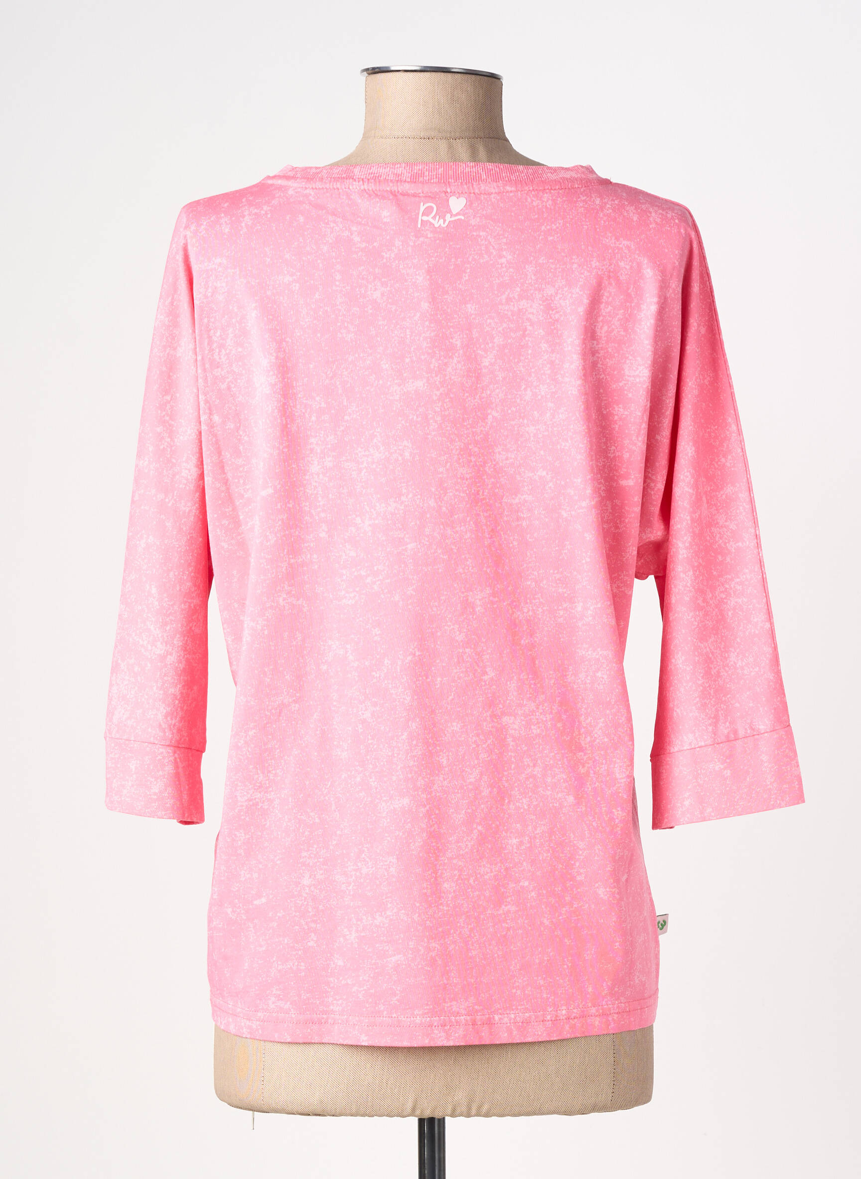 Tricou mâneci 3/4 mâneci 3/4 roz RAGWEAR femeie