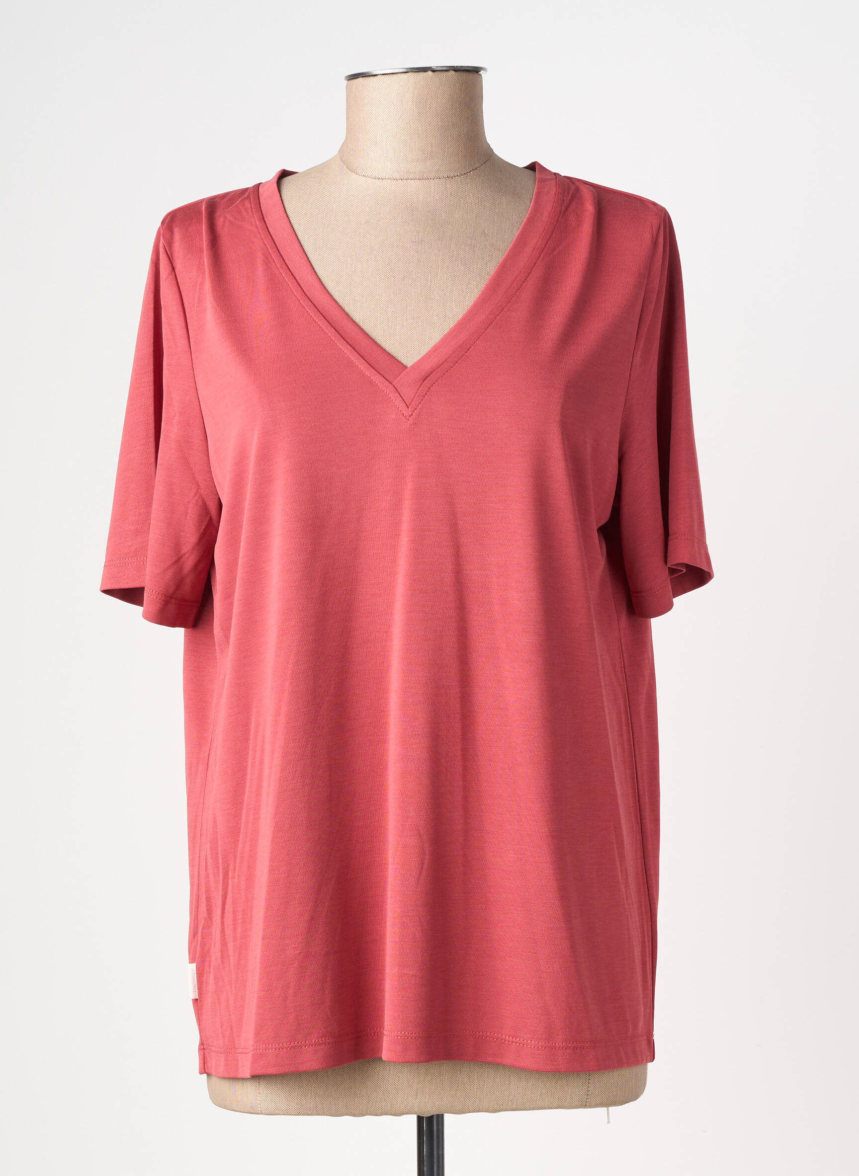 Tricou croială dreaptă mâneci scurte portocalie RAGWEAR femeie