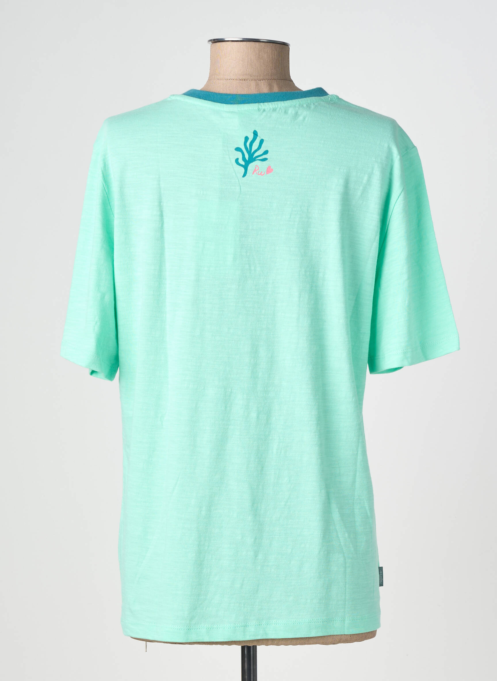 Tricou elasticitate mâneci scurte verde RAGWEAR femeie