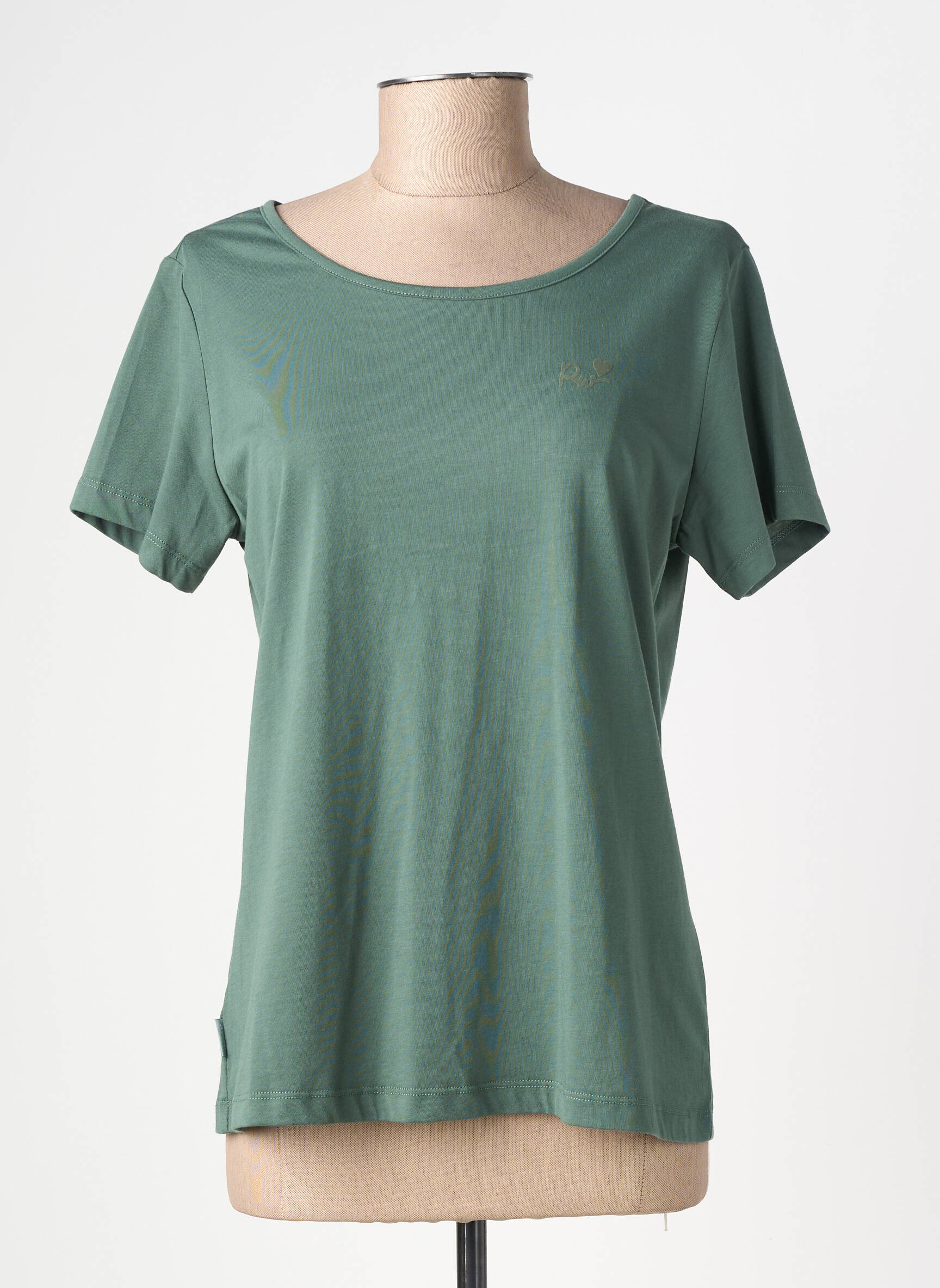 Tricou elasticitate mâneci scurte verde RAGWEAR femeie