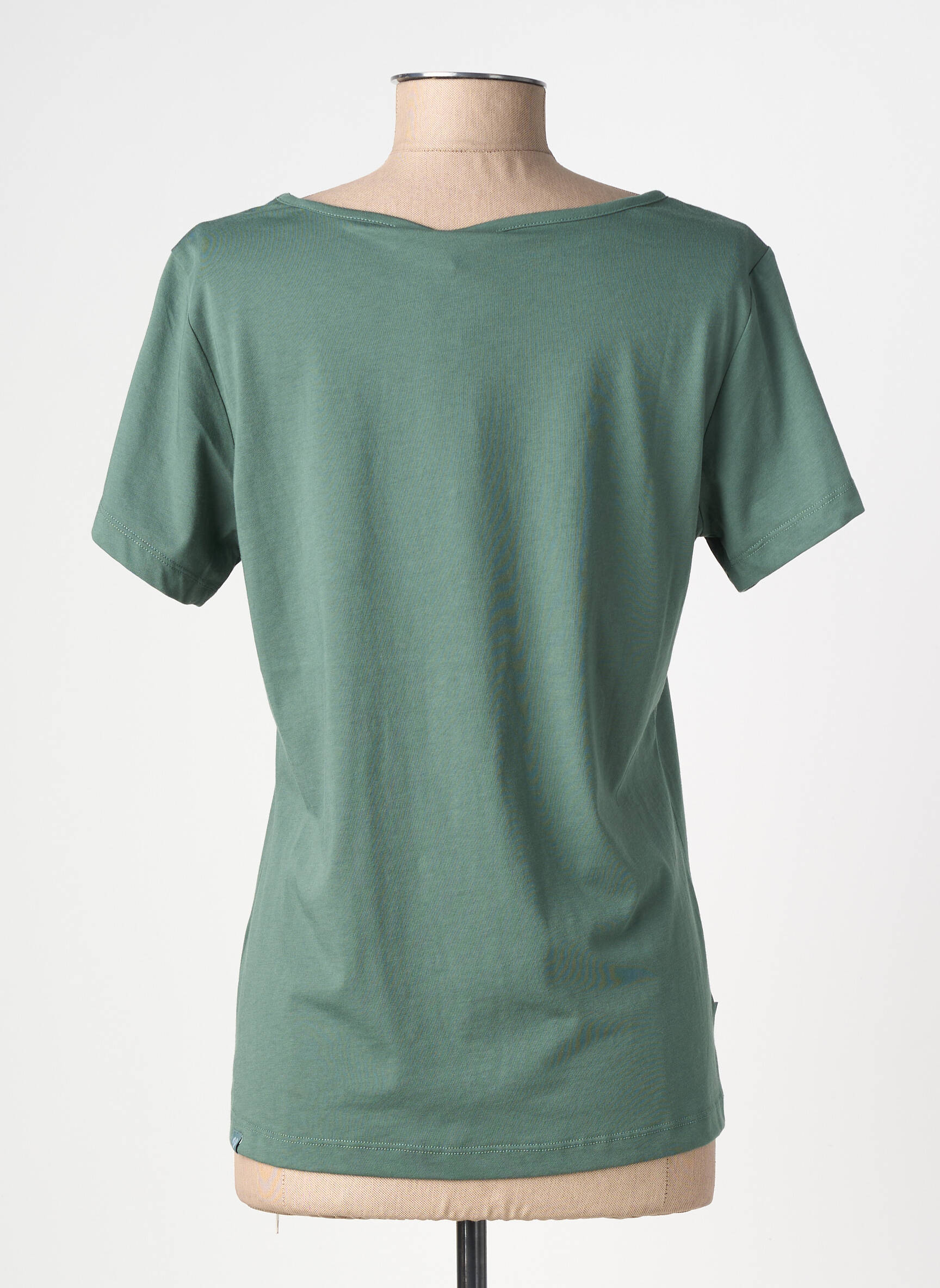 Tricou elasticitate mâneci scurte verde RAGWEAR femeie