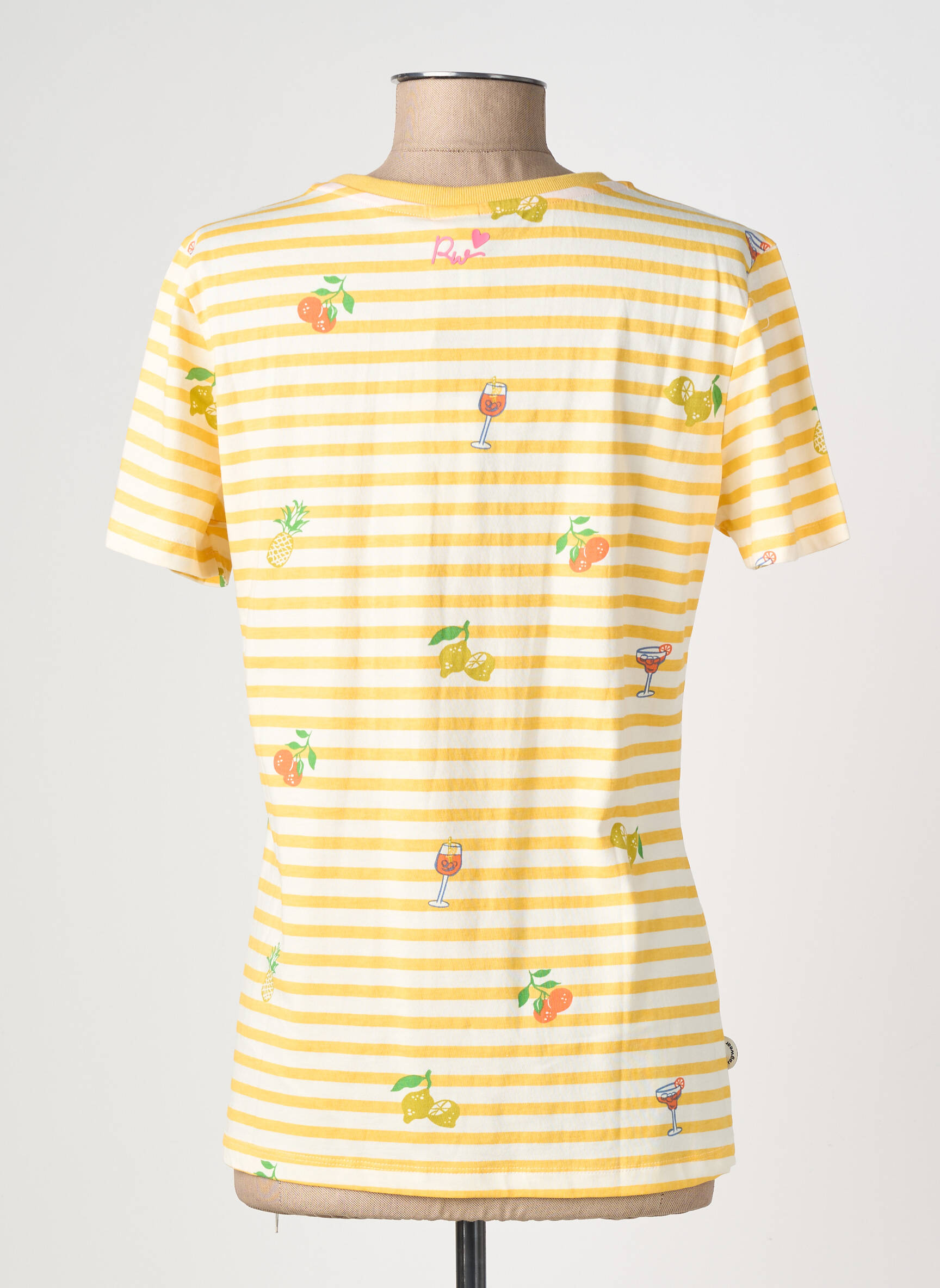 Tricou elasticitate mâneci scurte galben RAGWEAR femeie