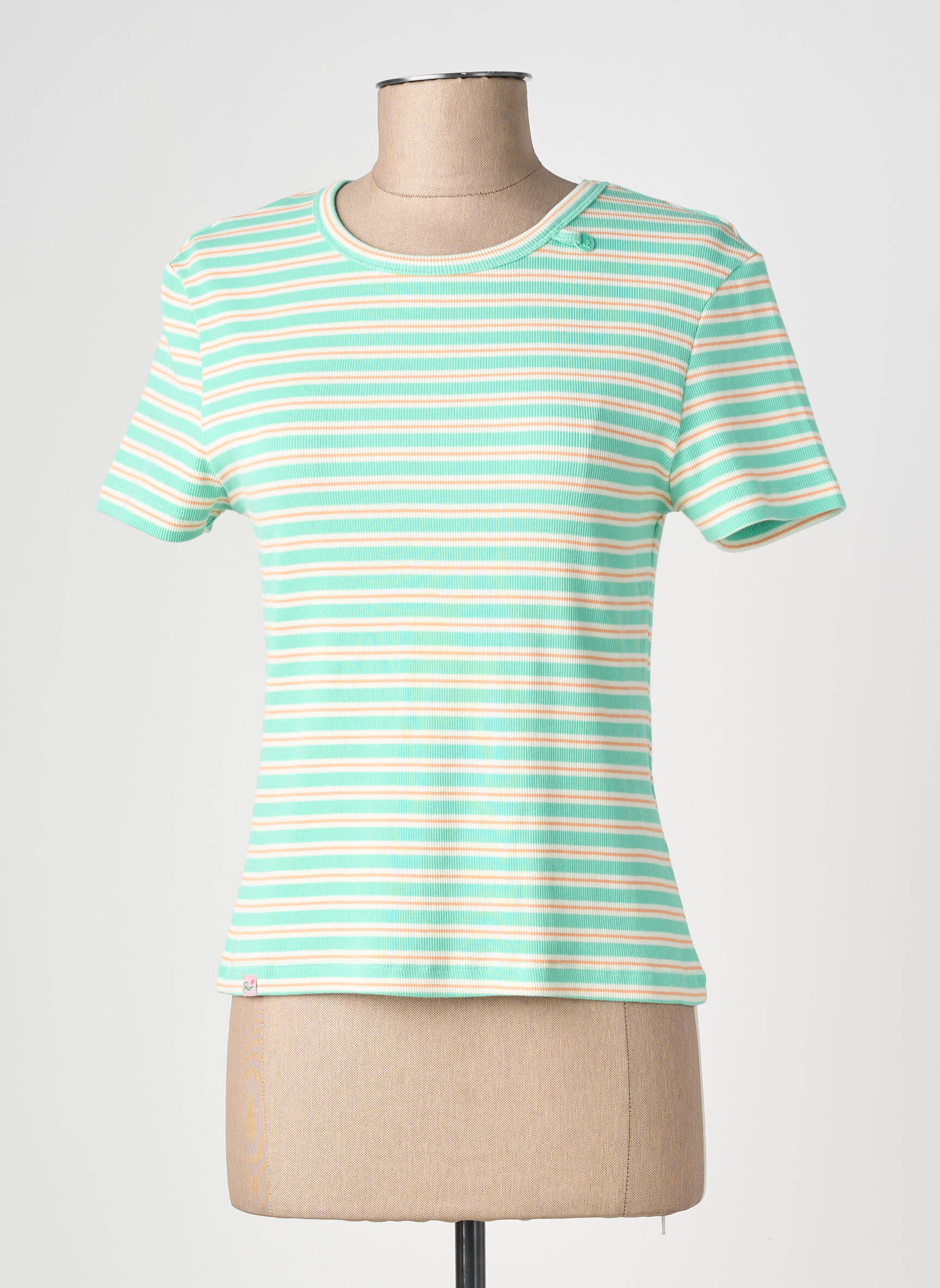 Tricou elasticitate mâneci scurte verde RAGWEAR femeie