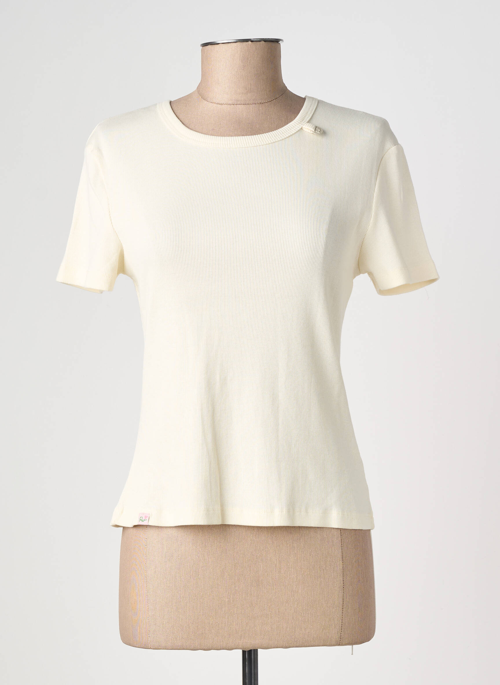 Tricou elasticitate mâneci scurte bej RAGWEAR femeie